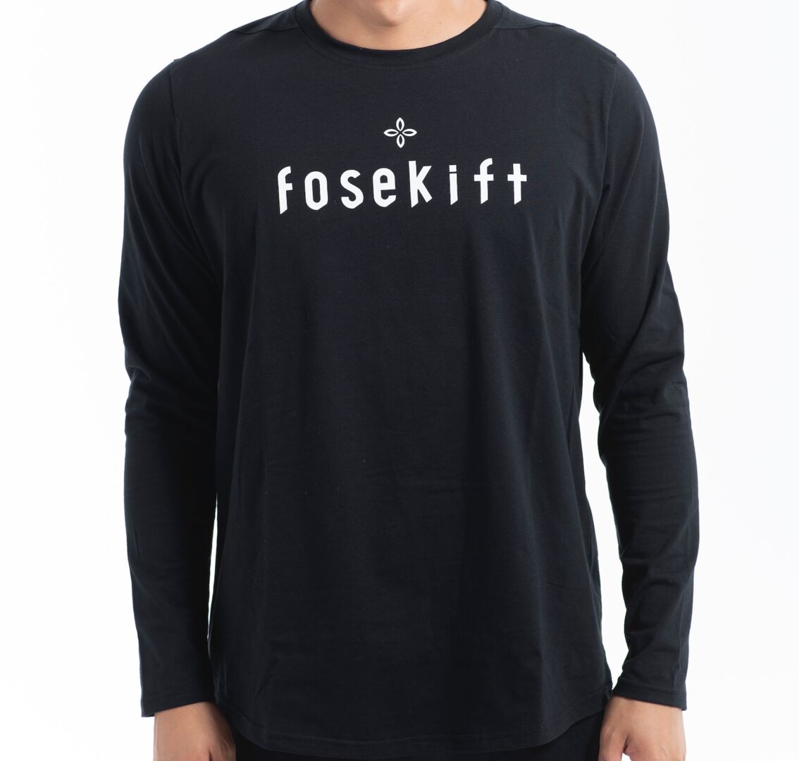 FoseKift ロンTシャツ】Black/White | 共感をつなぐ FoseKift