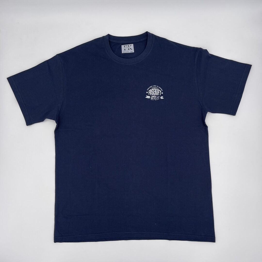 FoseKiftTシャツ】ショップロゴ Navy | 共感をつなぐ FoseKift