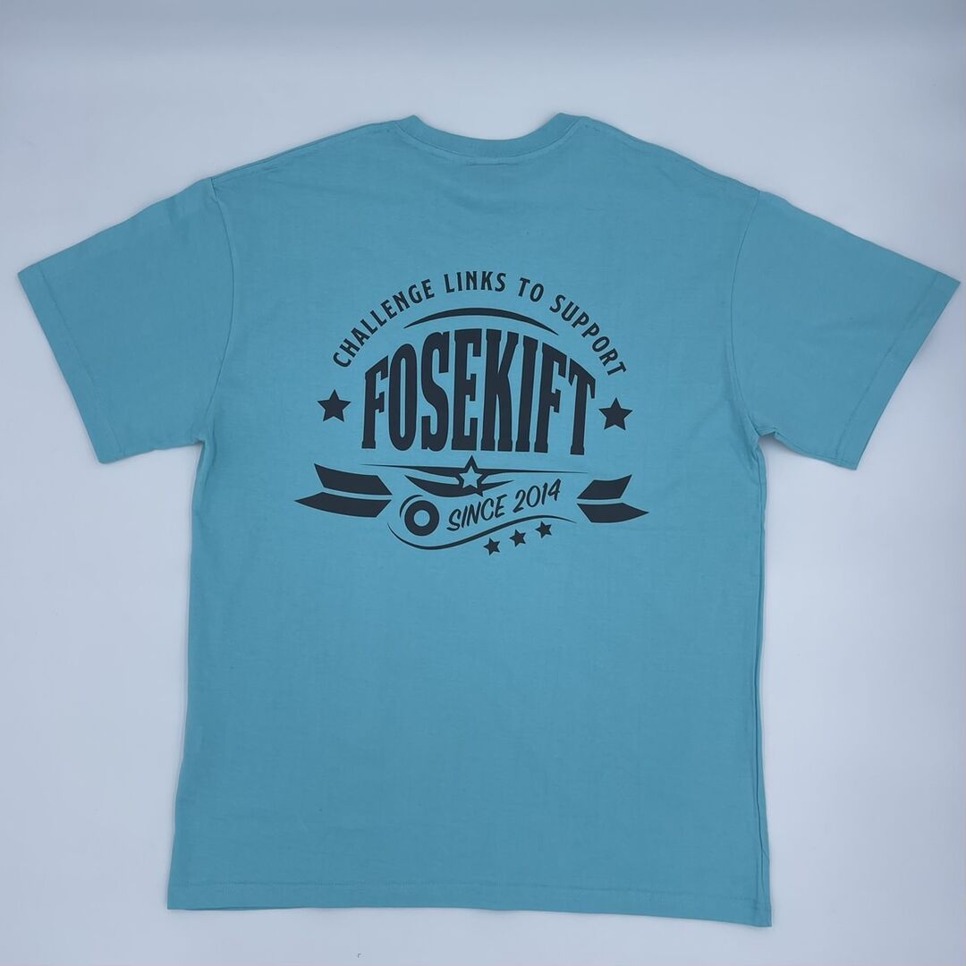 Hump Back ブーケTシャツ ライトブルー Lサイズ FoseKiftTシャツ】ショップロゴ LightBlue | 共感をつなぐ