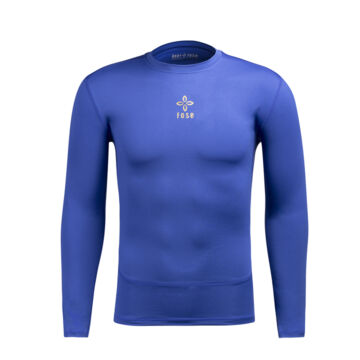 FoseKift アンダーシャツ ロイヤルブルー・丸首