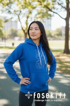 【FoseKift裏起毛オリジナルパーカー】Blue