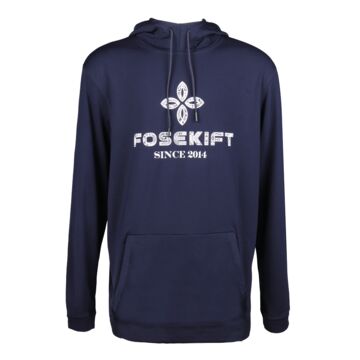 【FoseKiftスウェットパーカー幾何学模様】Navy