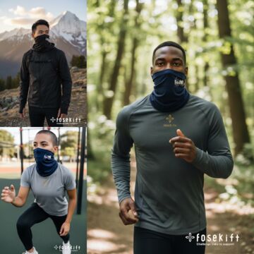 【ネックウォーマー】Navy /Black