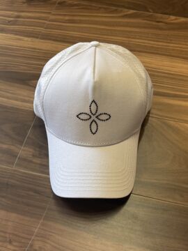 【FoseKiftラインストーンCAP】White 個数限定