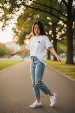 【FoseKift 四葉BIGTシャツ】