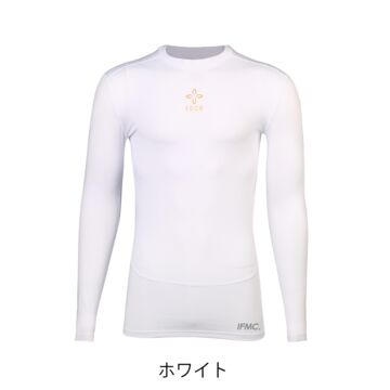 【丸首長袖ホワイト】IFMC.×FoseKift アンダーシャツ