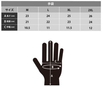 サイズ表