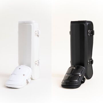 【フットガード】White/Black 高校野球対応 B