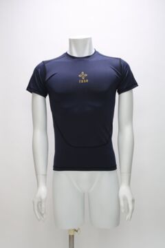 Heat Fose インナー アンダーシャツ【丸首・半袖・ネイビー】